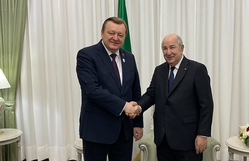 Министр иностранных дел Беларуси провел встречу с президентом Алжира