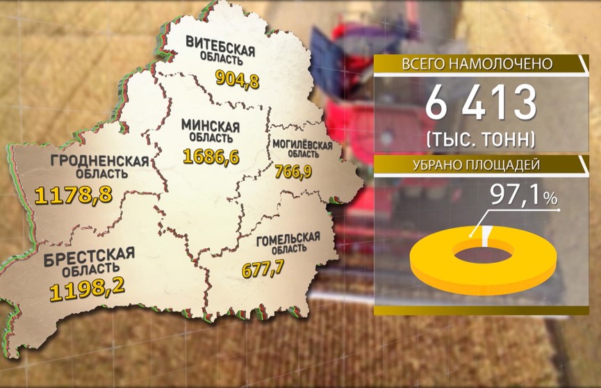 Минская область завершила уборку зерновых