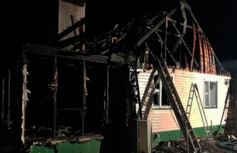 В Ушачском районе при пожаре погиб мужчина