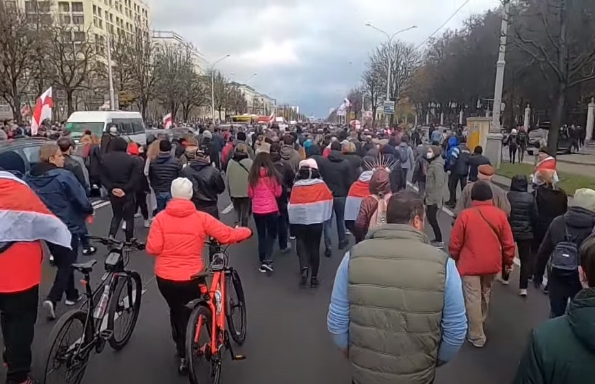 МВД: 1 ноября в Беларуси зафиксировано 13 протестных акций