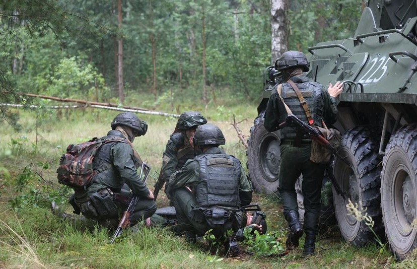 Вооруженные Силы Беларуси продолжают совместные тренировки с бойцами ЧВК «Вагнер»