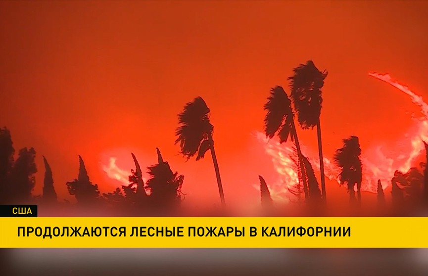 В Калифорнии продолжаются лесные пожары