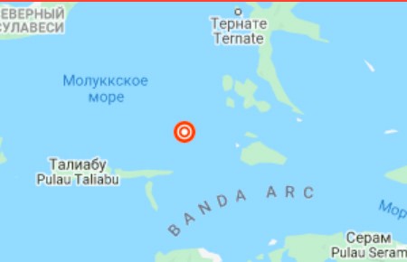 Землетрясение магнитудой 5,0 произошло в Индонезии