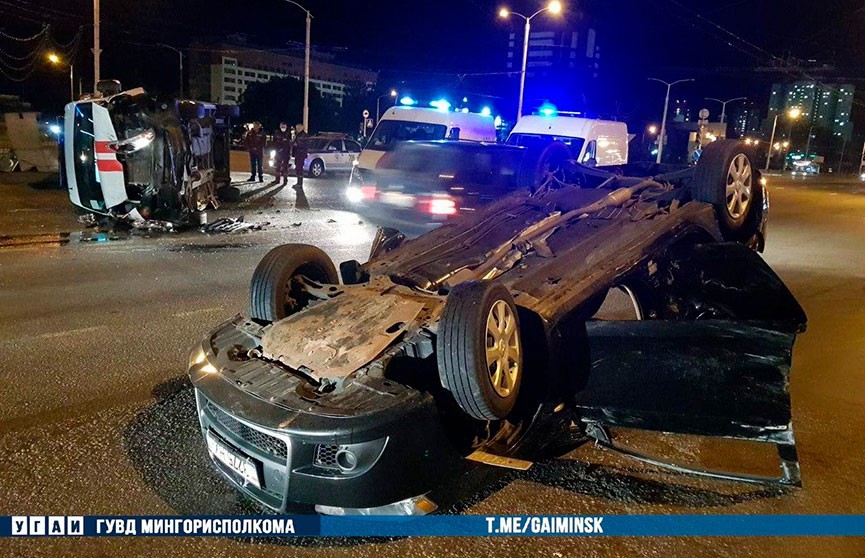 В ГАИ раскрыли подробности ночного ДТП со «скорой»: водитель Mitsubishi был пьян