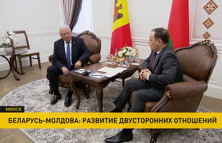 Премьер-министр Головченко обсудил двустороннее сотрудничество с послом Молдовы Сорочаном
