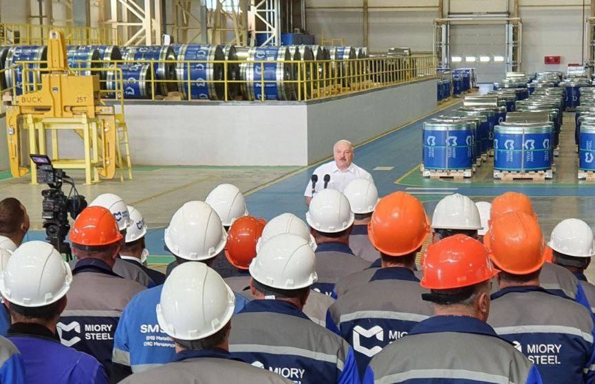 «Все долги я забрал на государство»: Миорский металлопрокатный завод теперь государственное предприятие, заявил Лукашенко