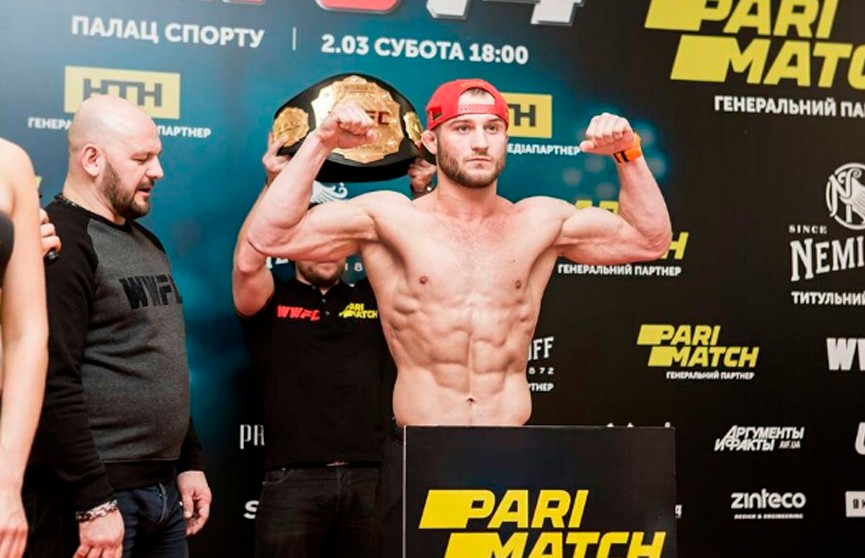 Белорусский боец MMA Михаил Одинцов выиграл пояс на турнире в Киеве