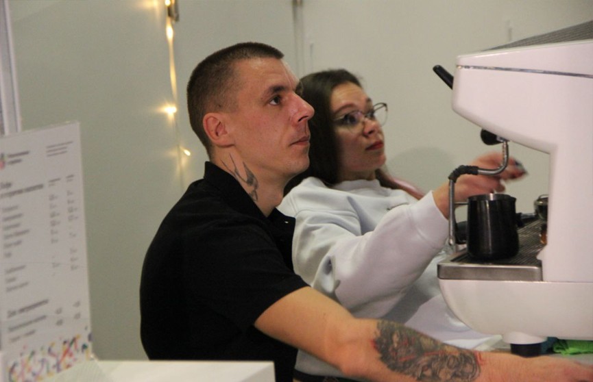 В Могилеве открылась кофейня, адаптированная для трудоустройства инвалидов-колясочников