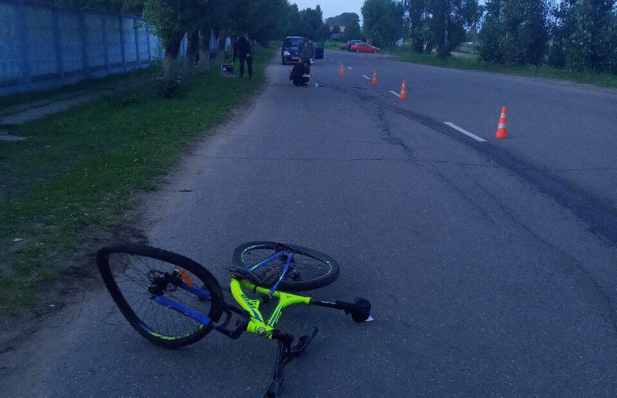 ДТП в Полоцке: 16-летний велосипедист столкнулся с Opel