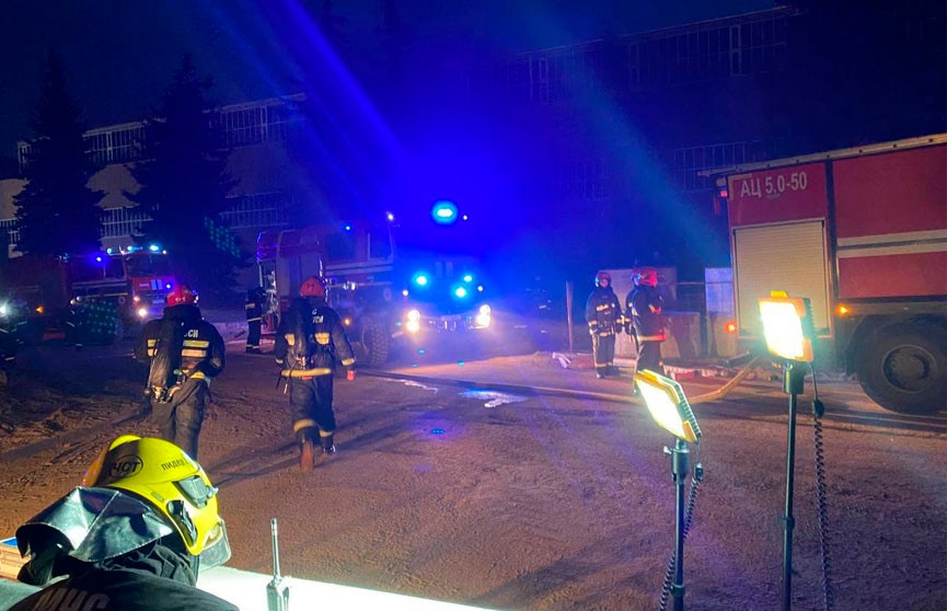 На заводе в Минске случился пожар