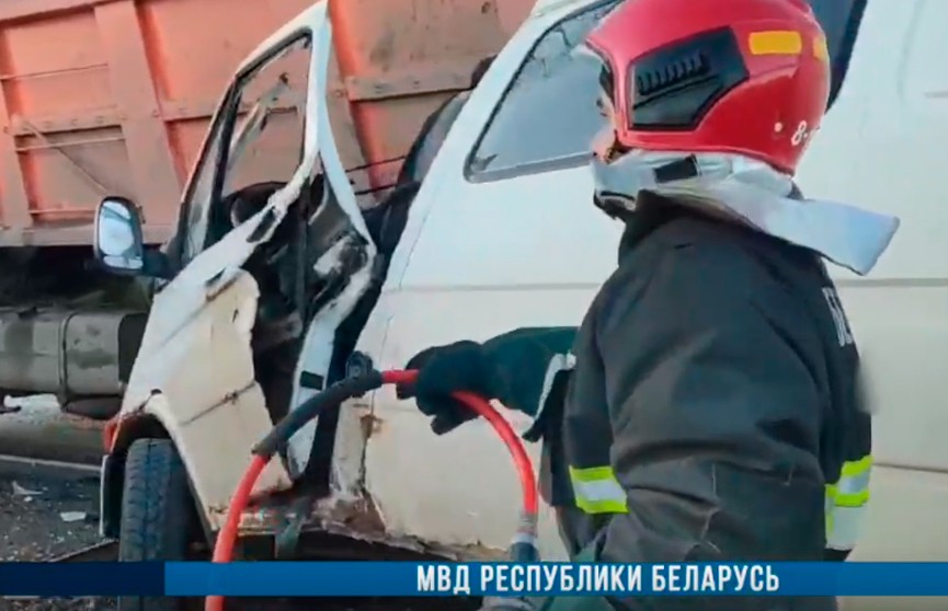 В аварии под Житковичами погиб пассажир микроавтобуса