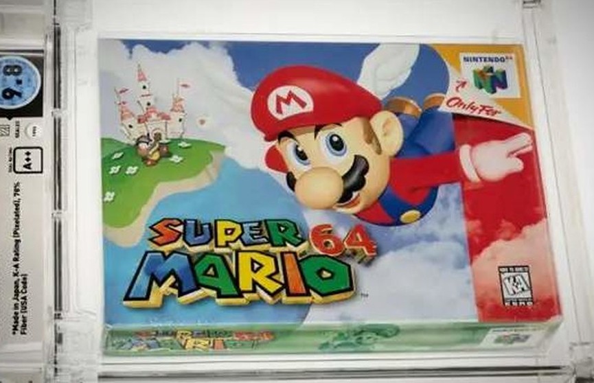 Картридж с игрой Super Mario 64 продали за $1,56 млн