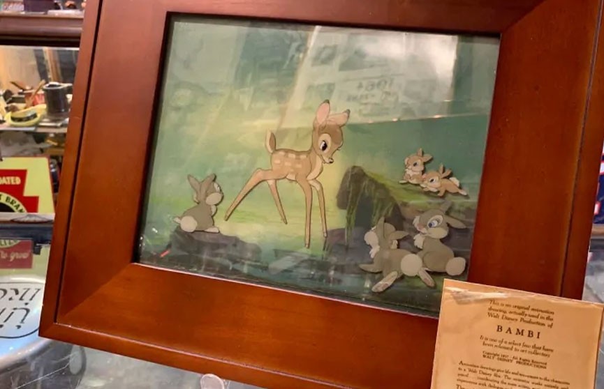 Бездомный нашёл оригинальный рисунок к мультфильму Disney