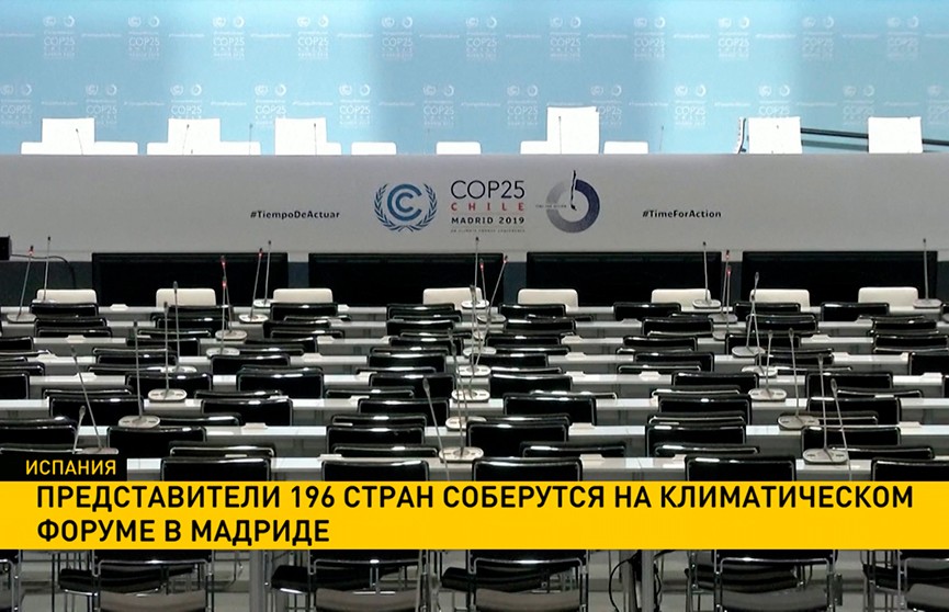Представители 196 стран соберутся на климатическом форуме COP25 в Мадриде