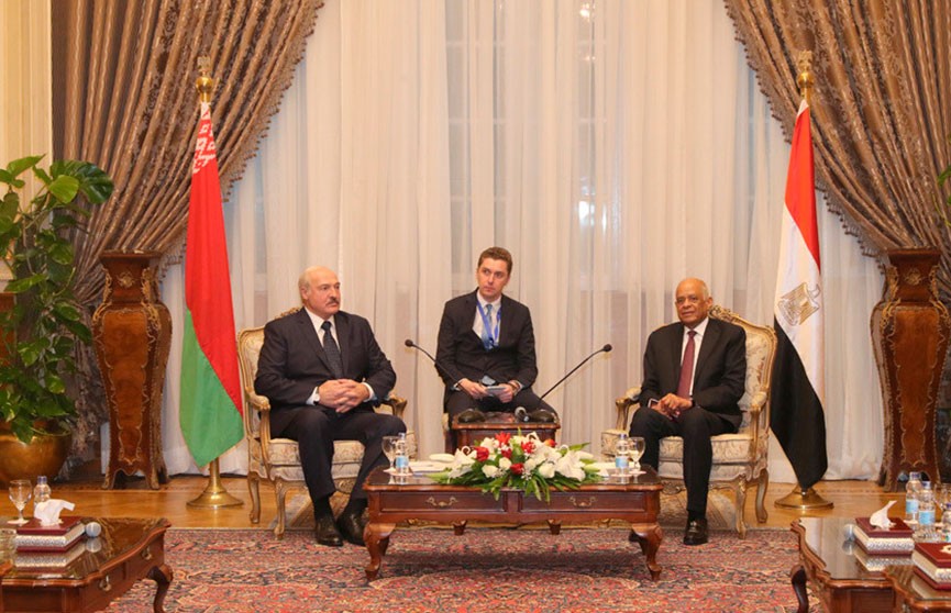 Лукашенко провел встречу с председателем Палаты представителей Египта
