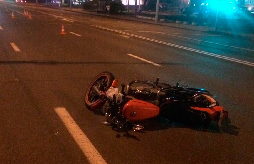 На Немиге мотоциклист на «Харлее» сбил пешехода