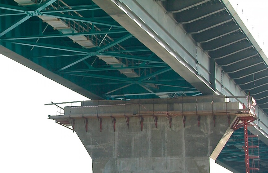 Строительство моста через Сож завершается в Гомеле