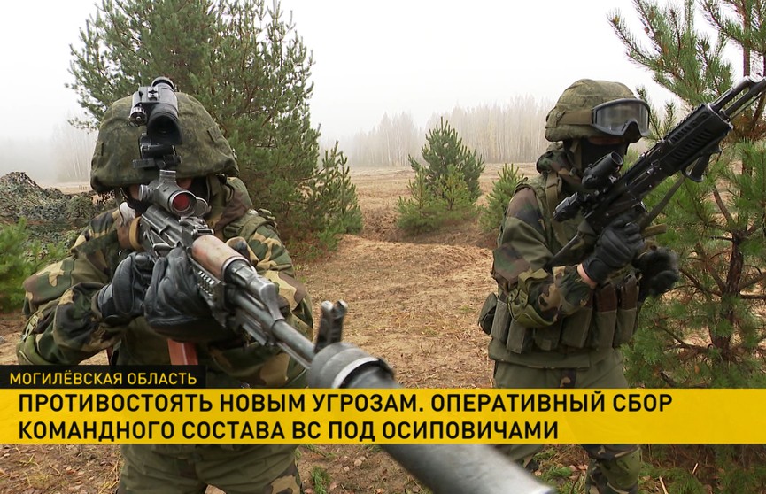 На полигоне под Осиповичами белорусские военные проводят оперативный сбор. На месте побывали корреспонденты ОНТ