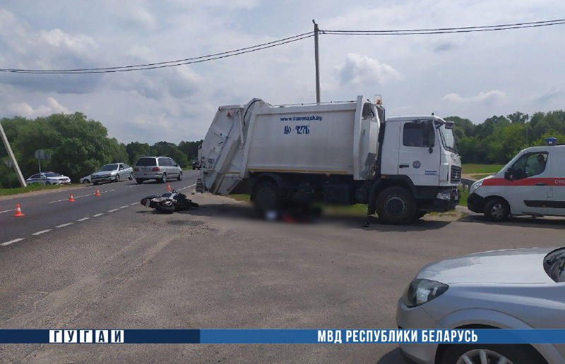 Смертельное ДТП в Брестском районе: МАЗ столкнулся с мотоциклистом
