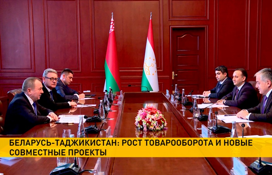 Министры иностранных дел Беларуси и Таджикистана обсудили двустороннее сотрудничество