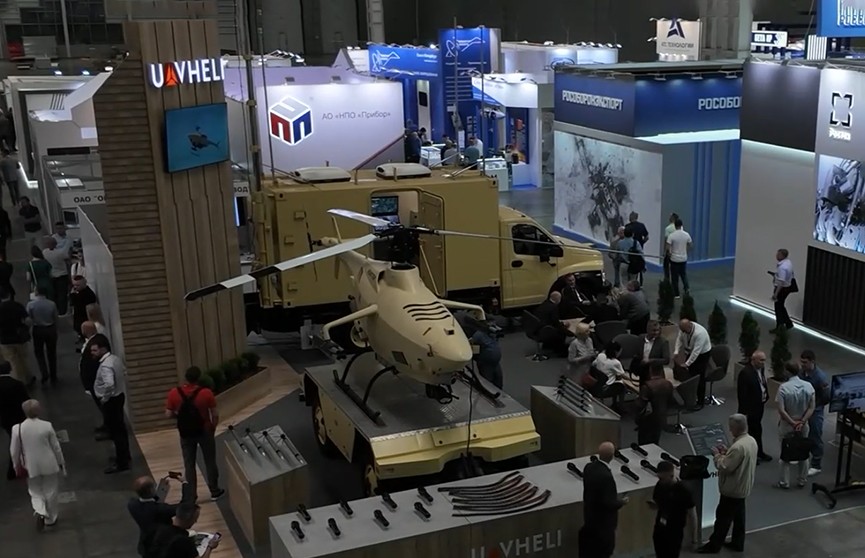 На выставке HeliRussia в Москве показали белорусского «уничтожителя» морских дронов Hunter