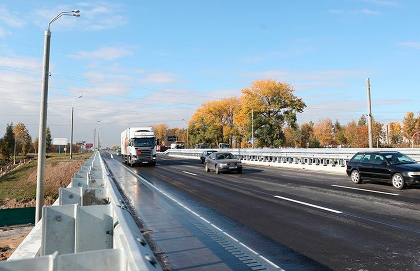 Транспортную развязку на МКАД в микрорайоне Лошица открывают после ремонта в Минске