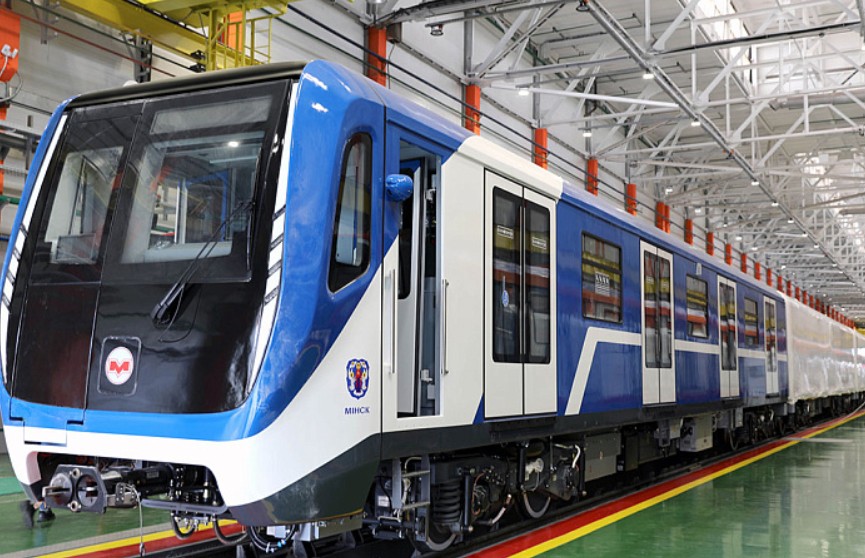 Первый поезд метро «Минск 2024» прибыл в Беларусь