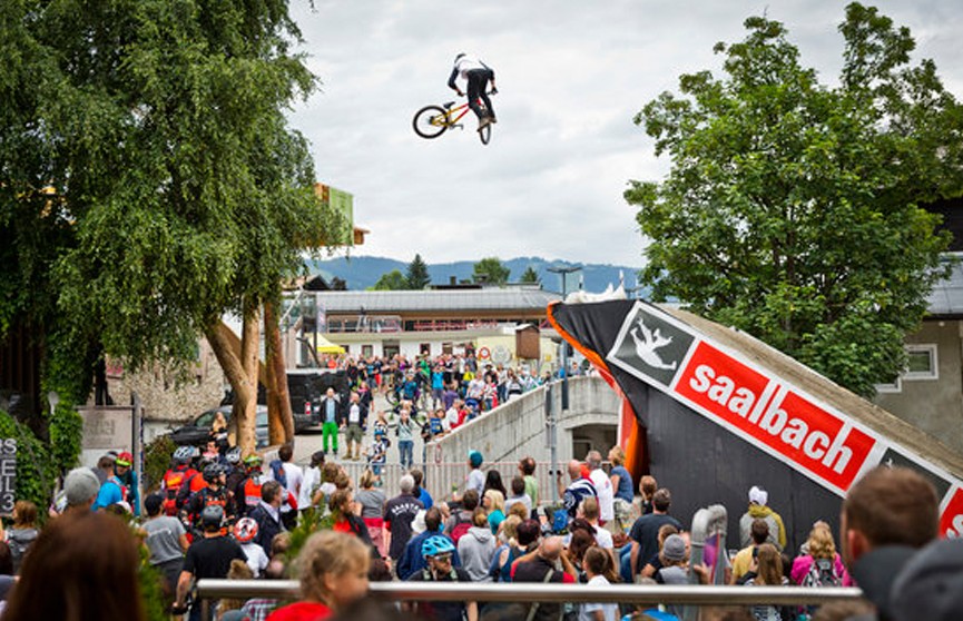 Фестиваль экстремального велоспорта прошёл в Австрии