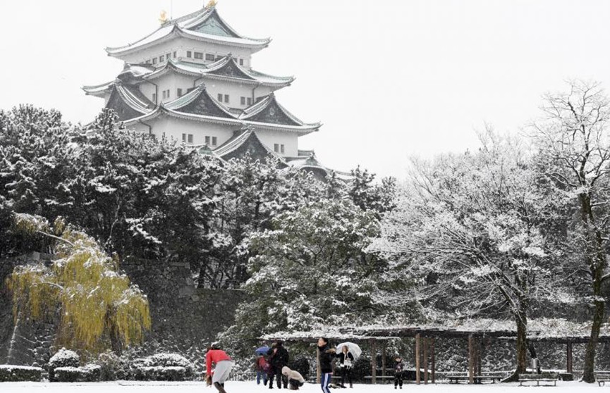 Сильные снегопады накрыли Японию