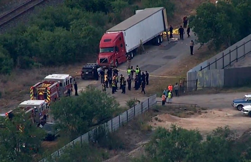 В Техасе обнаружена фура с телами нелегальных мигрантов