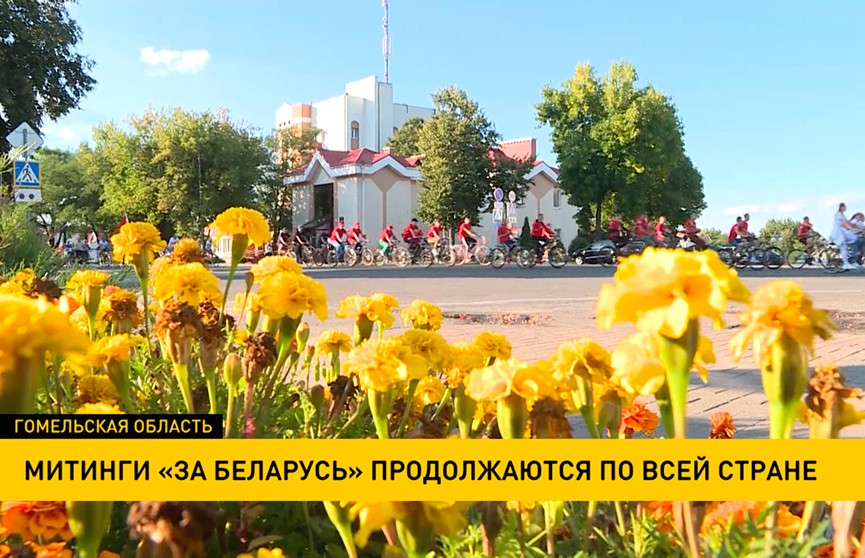 Митинги «За Беларусь» продолжаются по всей стране
