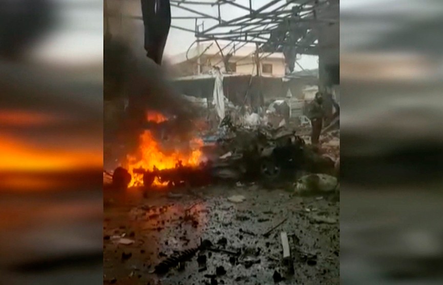 Теракт в Алеппо: заминированный автомобиль взорвался на центральном рынке