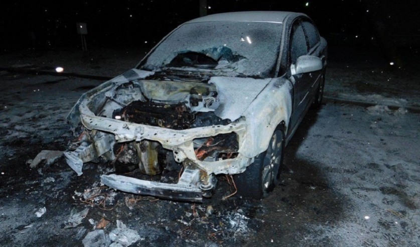 Мужчина решил отомстить начальнику Логойского отделения ГАИ и поджег его авто