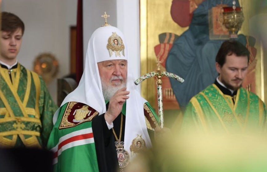 Патриарх Московский и всея Руси Кирилл возглавляет торжества в Полоцке. Фотофакт