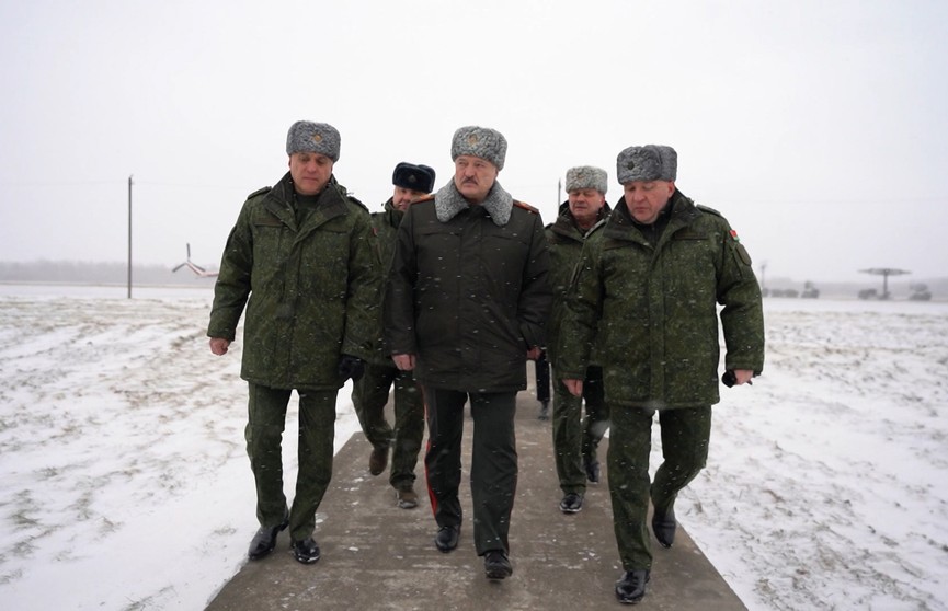 Лукашенко в военной части в Лунинце: каким будет учение «Союзная решимость-2022»? Все подробности