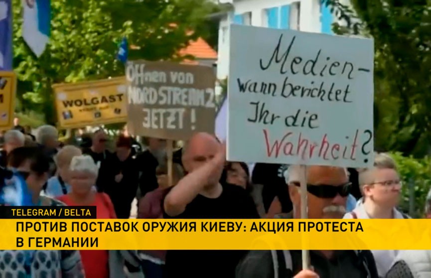 В Германии протестуют против поддержки киевского режима