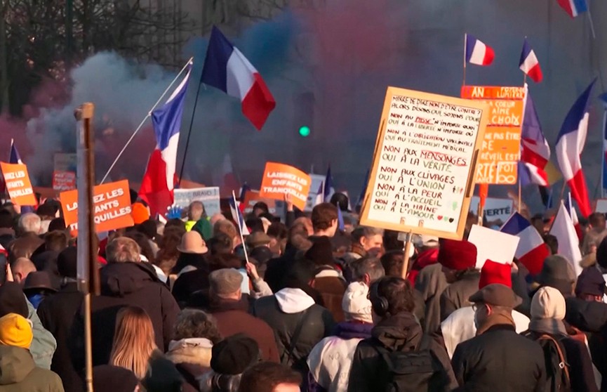 В Евросоюзе антиковидные протесты нарастают с новой силой