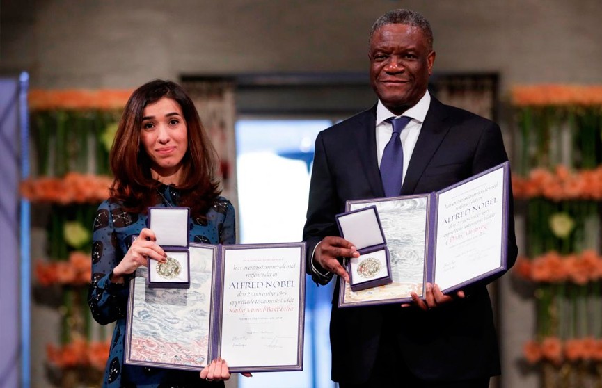 Врач из Конго и правозащитница из Ирака получили Нобелевскую премию мира