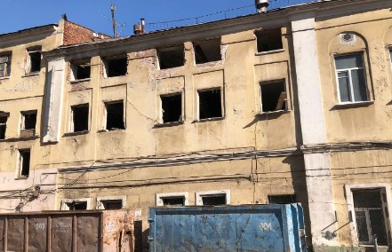 В Москве обрушилось здание, есть погибший