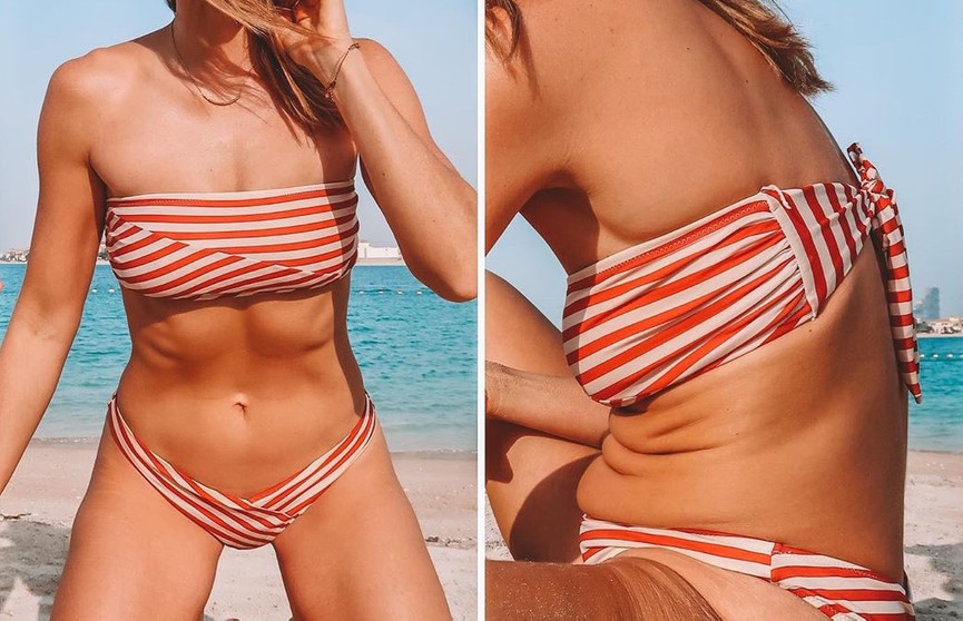 Instagram vs реальность: девушка показала, как на самом деле выглядят идеальные тела из соцсети