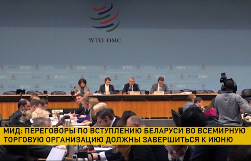 Беларусь планирует завершить двусторонние переговоры по вступлению в ВТО к июню 2020 года
