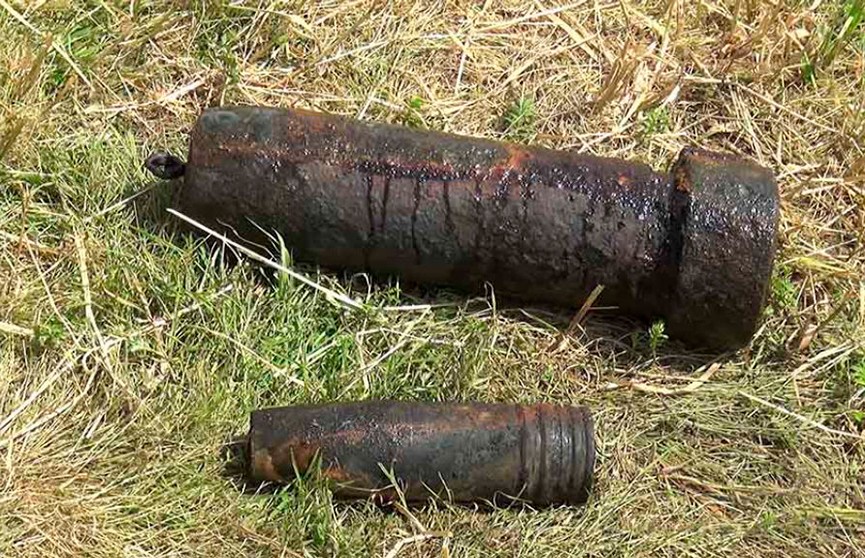 Шесть снарядов времен ВОВ обнаружены в Орше