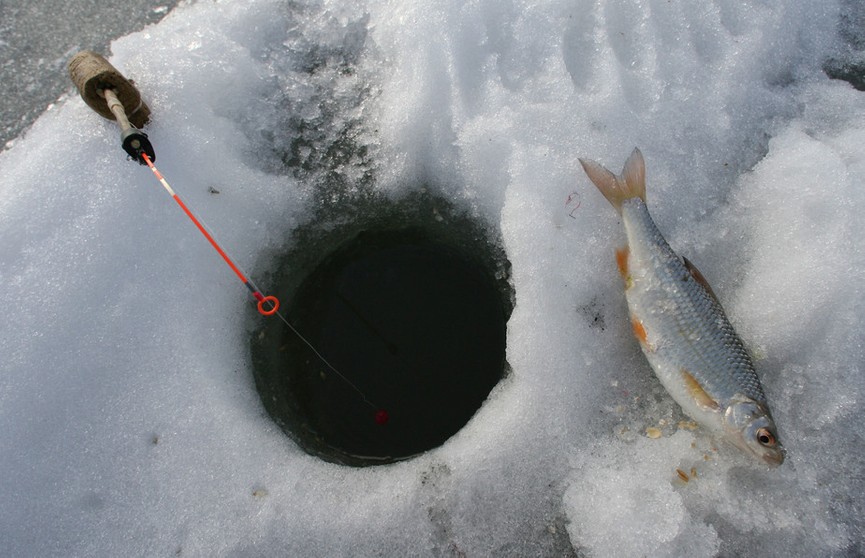 Двух рыбаков достали из-подо льда на реке Сож