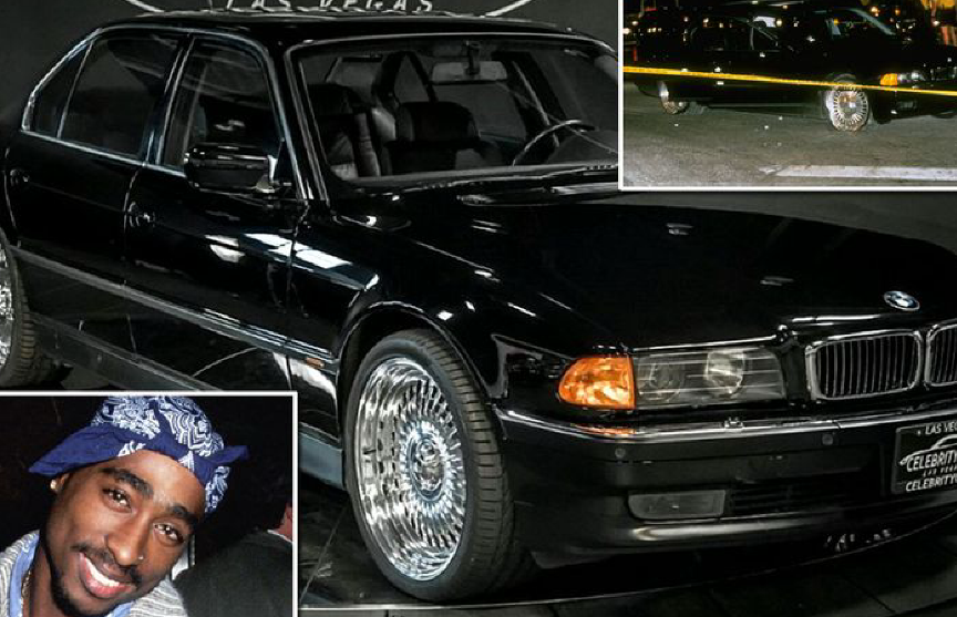 Автомобиль, в котором был убит рэпер Тупак, выставили на продажу