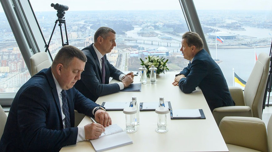 Дмитрий Крутой встретился с главой «Газпрома»