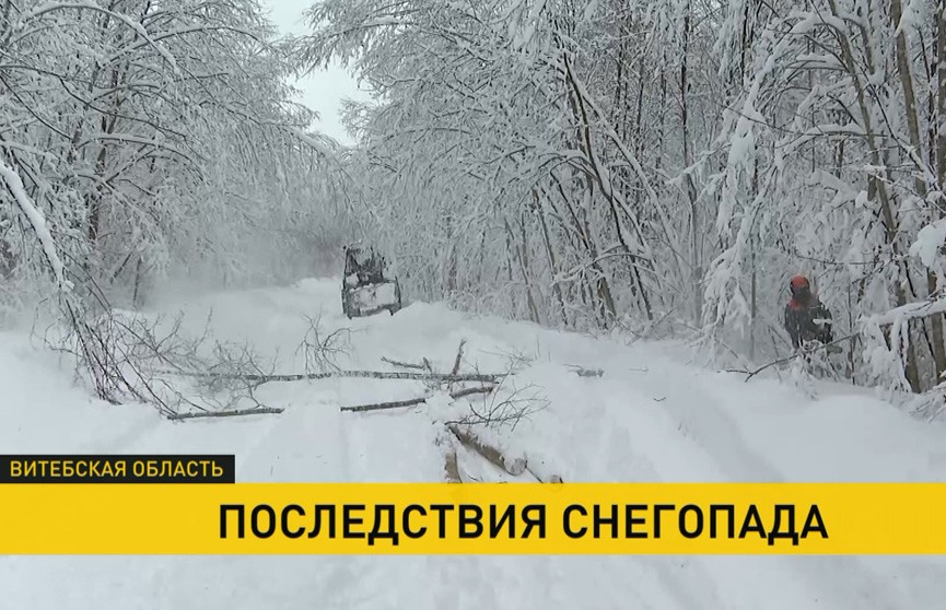 Последствия непогоды устраняют в Витебской области