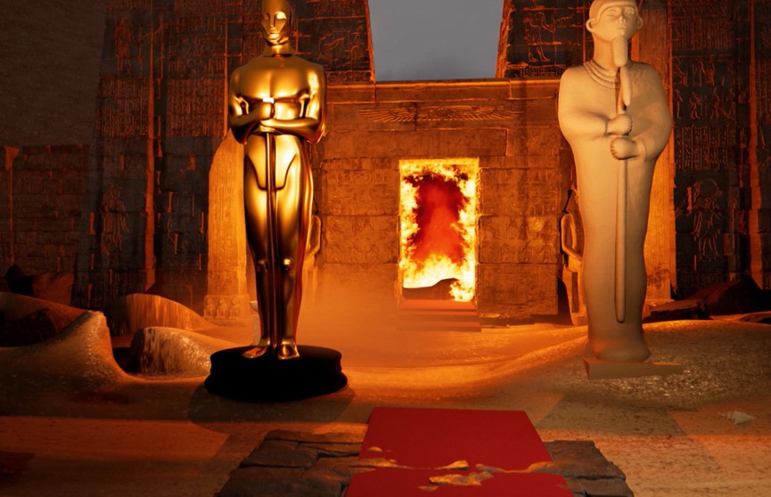 Золотая статуэтка «Оскар» напомнила внимательным зрителям египетского бога зла