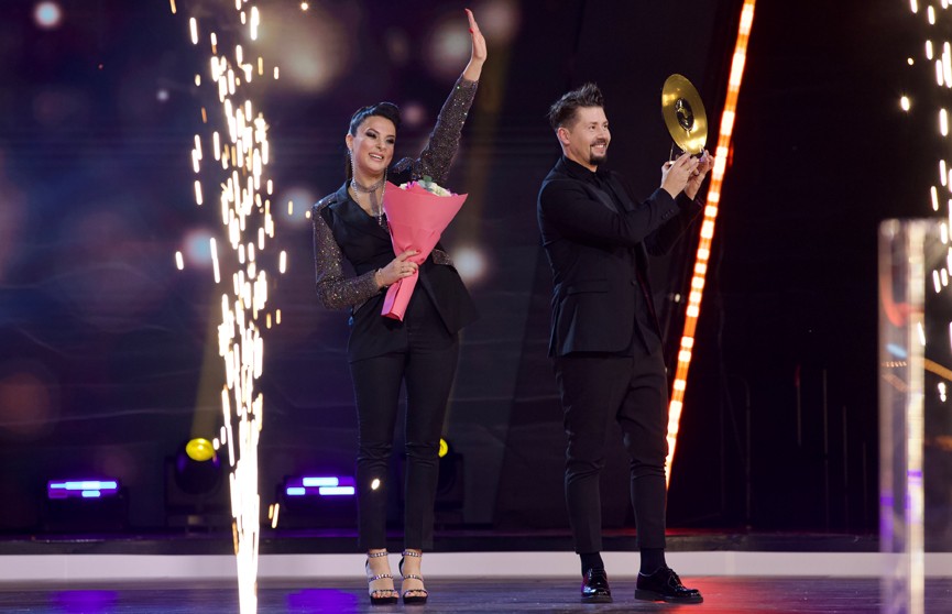 Тео и Ольга Рыжикова стали дуэтом года на «Песне года Беларуси»