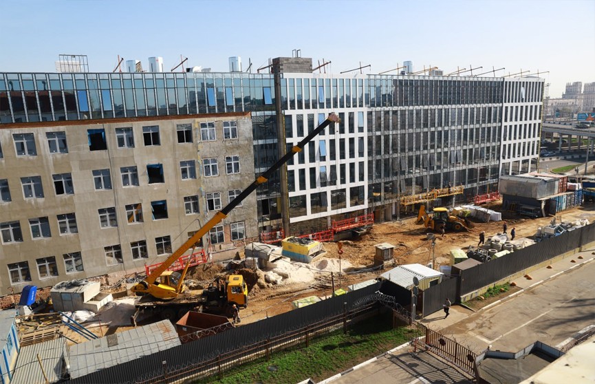В столице завершается строительство нового здания ГУВД Мингорисполкома (ВИДЕО)