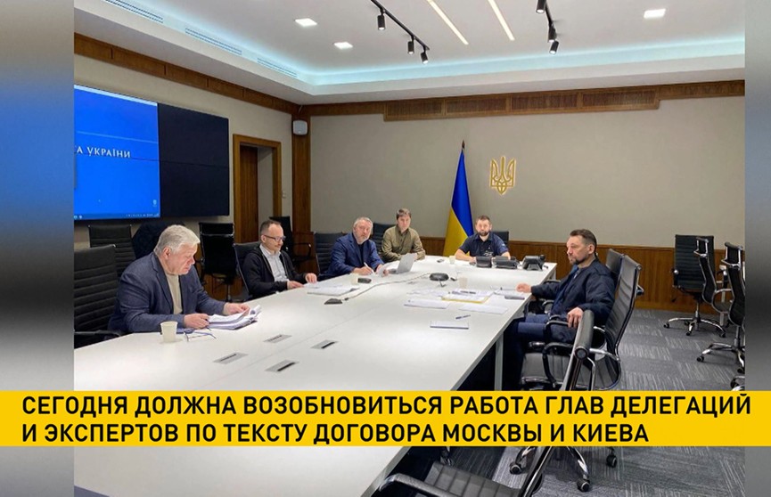 Возобновилась работа глав делегаций и экспертов по тексту договора Москвы и Киева